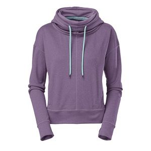 💜 NWOT The North Face Cowl Neck Pullover Hoodie Women's Size M 💜